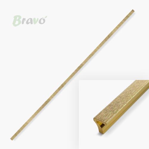 Ручка Bravo Long J брашоване золото
