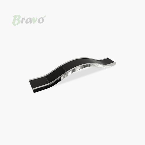 Ручка Bravo Contour/ 160, хром+чорна