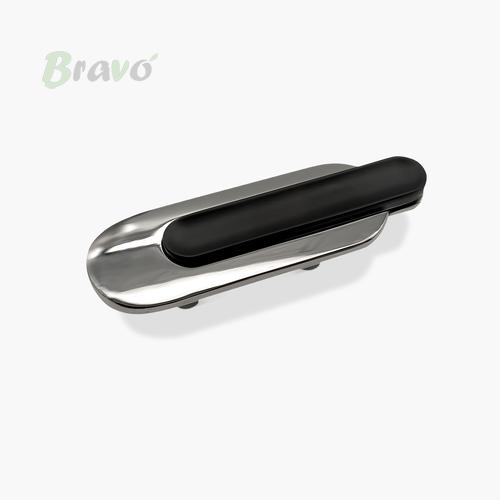 Ручка Bravo Spine/ 32, хром+чорна   Н_З