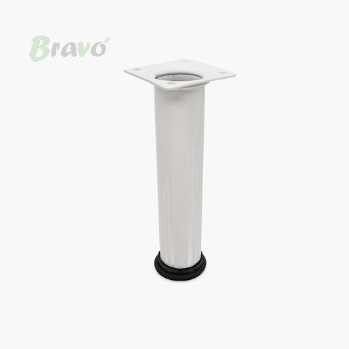 Ніжка меблева Bravo Stump D32 біла, 150 мм