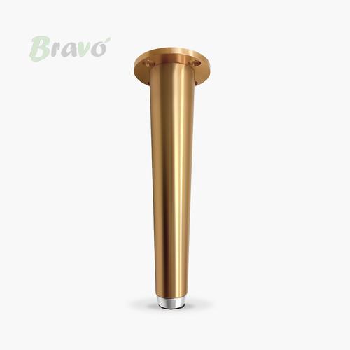 Ніжка меблева Bravo Nail 150 мм, брашоване золото