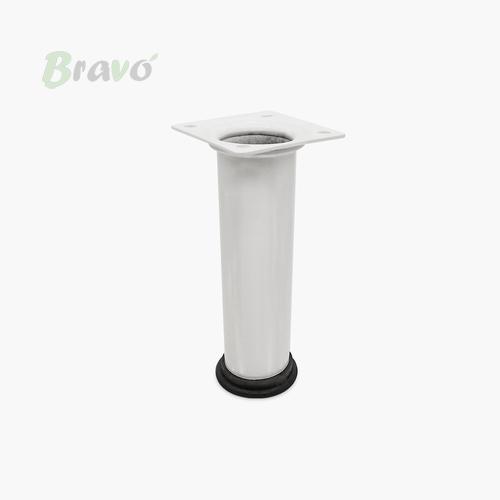 Ніжка меблева Bravo Stump D32 біла, 120 мм