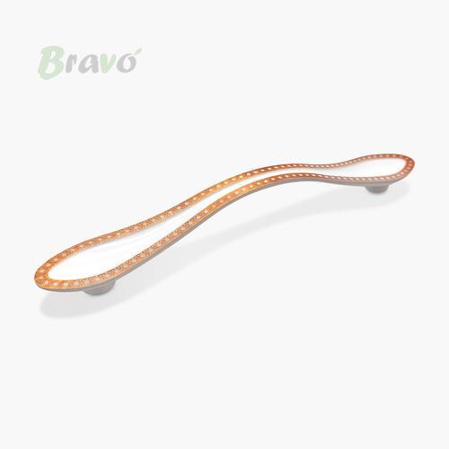 Ручка Bravo Orchid/ 128, білий+мідь