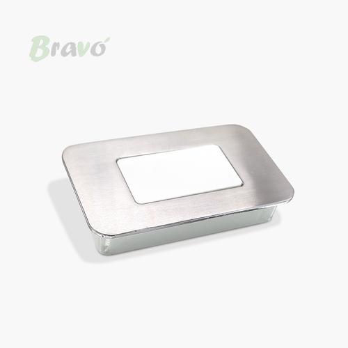 Ручка Bravo Insert/ 64, інокс-біла   Н_З