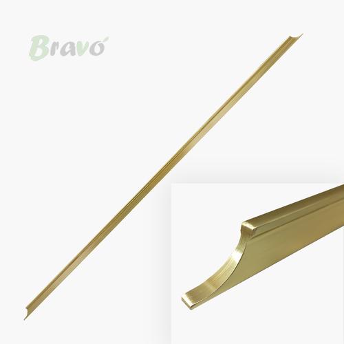 Ручка Bravo Long Q брашоване золото