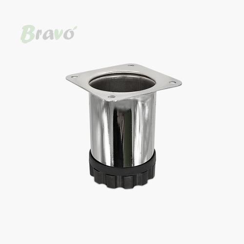 Ніжка меблева Bravo Barrel D51 хром, 80 мм