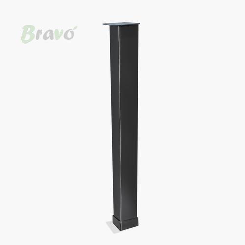 Ніжка меблева Bravo Tower 40*40*400, антрацит