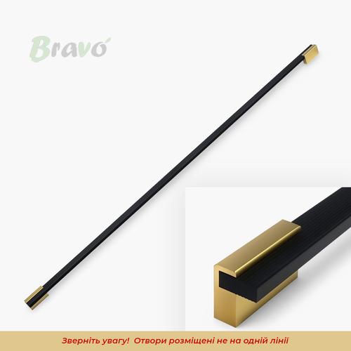 Ручка Bravo Long Viola чорний+золото