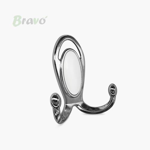 Вішак Bravo Classic little хром+білий
