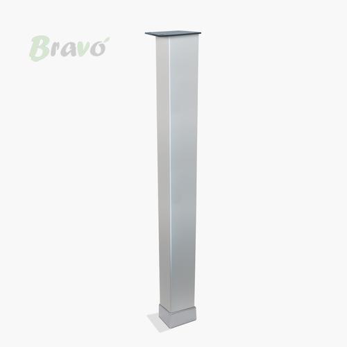 Ніжка меблева Bravo Tower 40*40*400, матовий хром