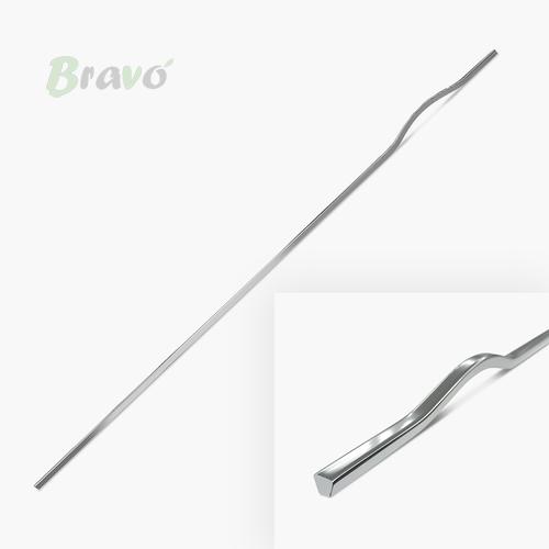 Ручка Bravo Long Twist атласний хром