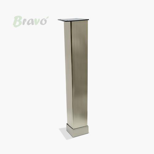 Ніжка меблева Bravo Tower 40*40*250, інокс