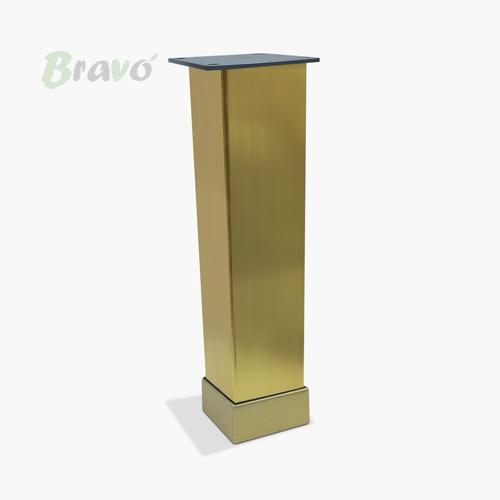 Ніжка меблева Bravo Tower 40*40*150, золото браш