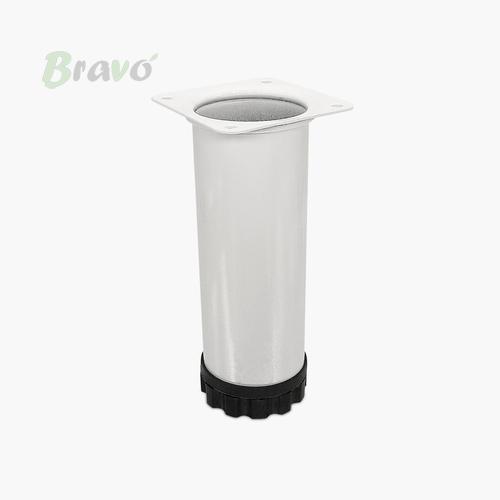 Ніжка меблева Bravo Barrel D51 біла, 150 мм