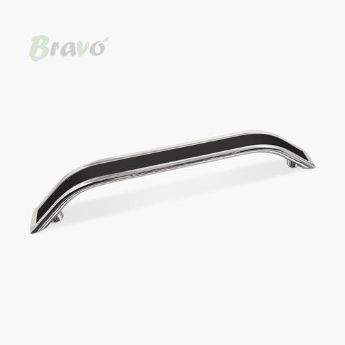 Ручка Bravo West+/ 128, хром+чорна