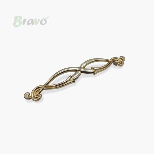 Ручка Bravo Curl/ 96, біле золото
