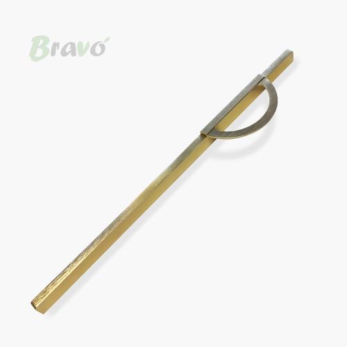 Ручка Bravo Overt/ 320, брашоване золото