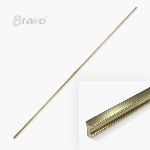 Ручка Bravo Long F брашоване золото