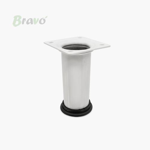 Ніжка меблева Bravo Stump D32 біла, 80 мм