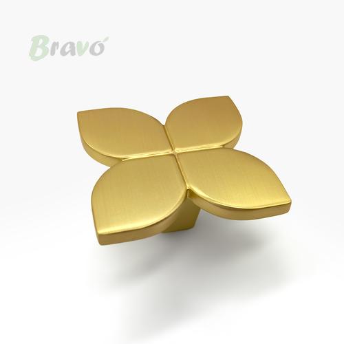 Ручка Bravo Petal/ брашоване золото