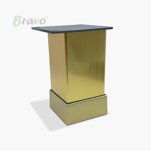 Ніжка меблева Bravo Tower 40*40*80, золото браш