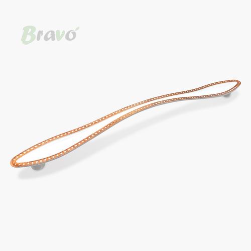 Ручка Bravo Orchid/ 224, білий+мідь