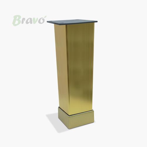 Ніжка меблева Bravo Tower 40*40*120, золото браш