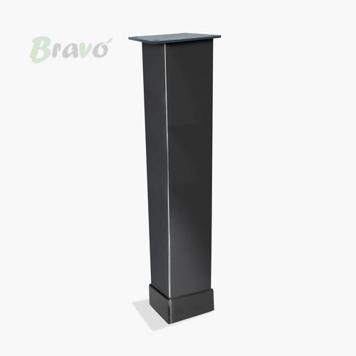 Ніжка меблева Bravo Tower 40*40*200, антрацит