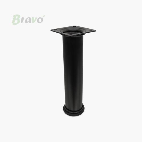 Ніжка меблева Bravo Stump D32 чорна, 150 мм
