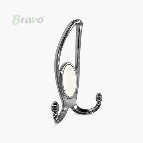 Вішак Bravo Classic big хром+білий