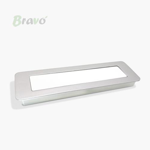 Ручка Bravo Insert/ 160, матовий хром-біла   Н_З
