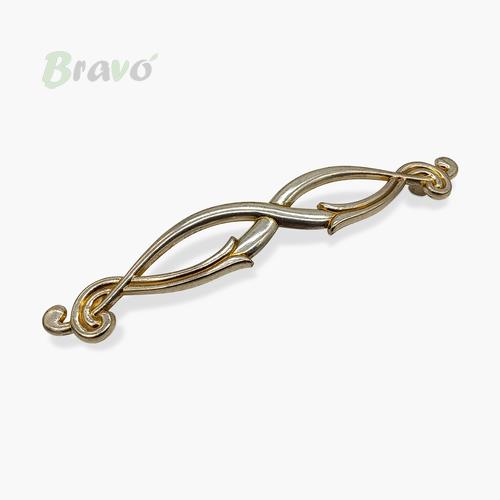 Ручка Bravo Curl/ 128, біле золото
