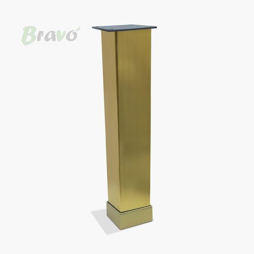 Ніжка меблева Bravo Tower 40*40*200, золото браш