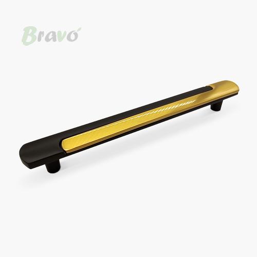 Ручка Bravo Part/ 160, чорна+матове золото   Н_З