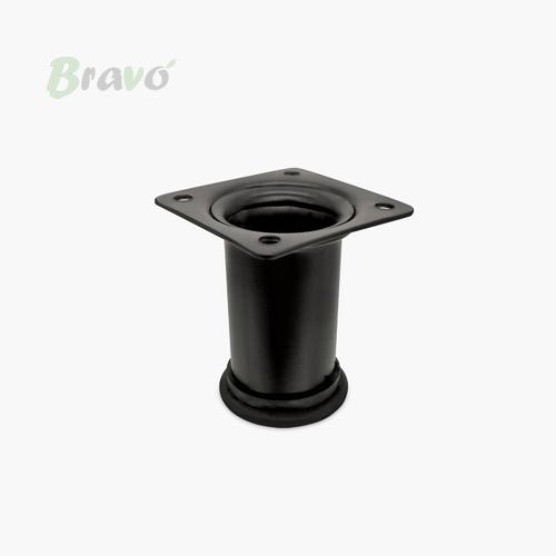 Ніжка меблева Bravo Stump D32 чорна, 50 мм