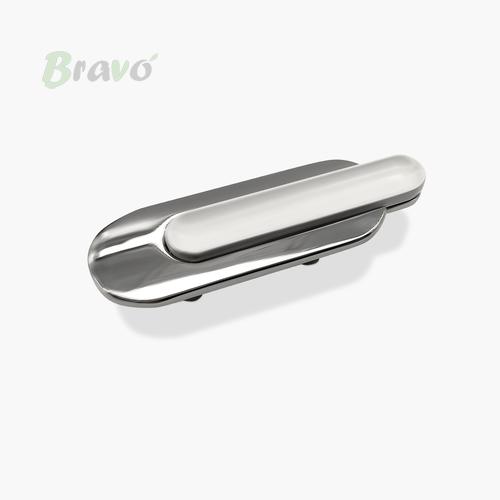 Ручка Bravo Spine/ 32, хром+біла   Н_З