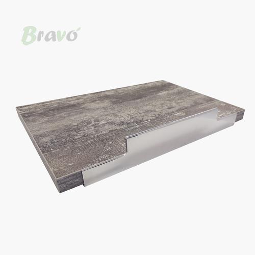 Ручка Bravo Overlay slice/ 192, хром   Н_З