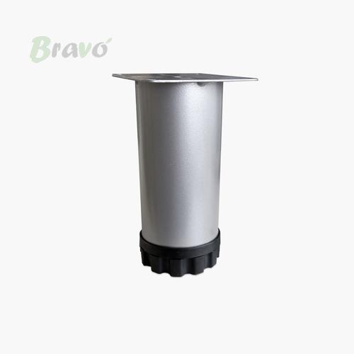 Ніжка меблева Bravo Barrel D51 матовий хром, 120 мм