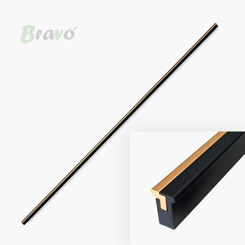 Ручка Bravo Long U чорний+золото