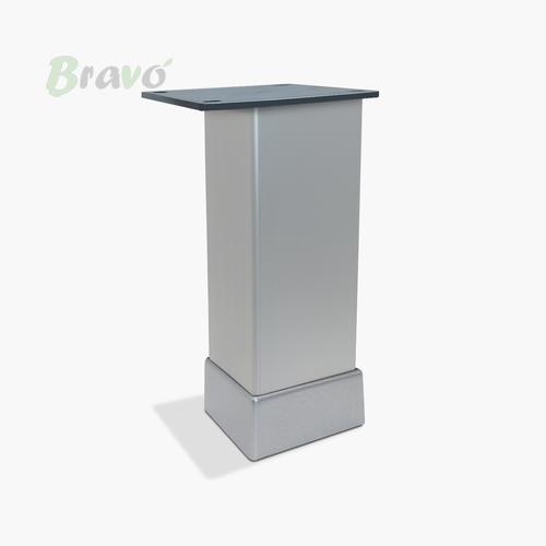 Ніжка меблева Bravo Tower 40*40*100, матовий хром