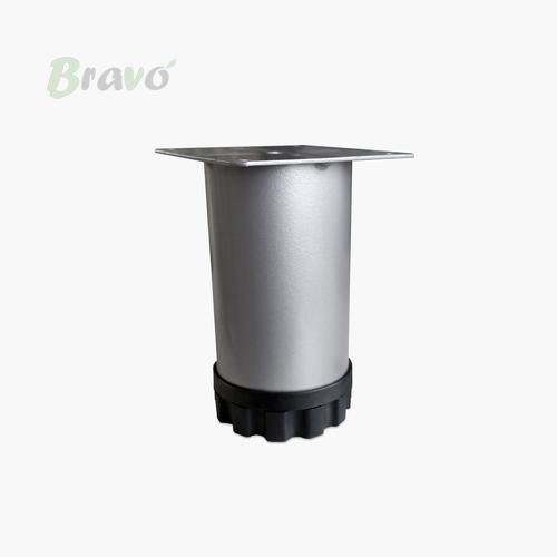 Ніжка меблева Bravo Barrel D51 матовий хром, 100 мм