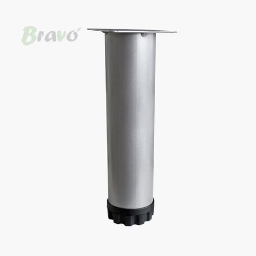 Ніжка меблева Bravo Barrel D51 матовий хром, 200 мм