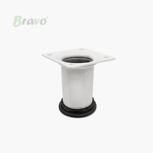 Ніжка меблева Bravo Stump D32 біла, 50 мм