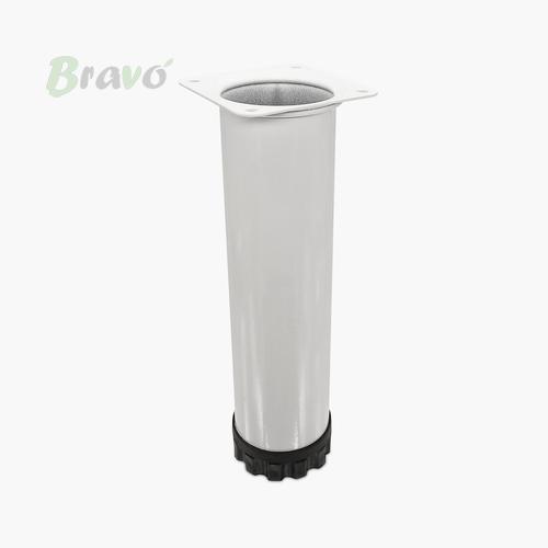 Ніжка меблева Bravo Barrel D51 біла, 200 мм