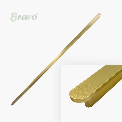 Ручка Bravo Long Canoe брашоване золото