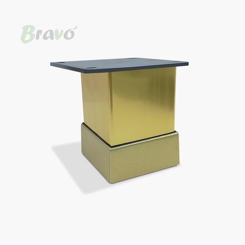 Ніжка меблева Bravo Tower 40*40*50, золото браш