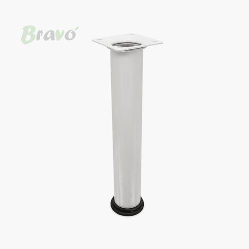 Ніжка меблева Bravo Stump D32 біла, 200 мм