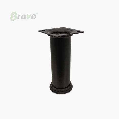 Ніжка меблева Bravo Stump D32 чорна, 100 мм