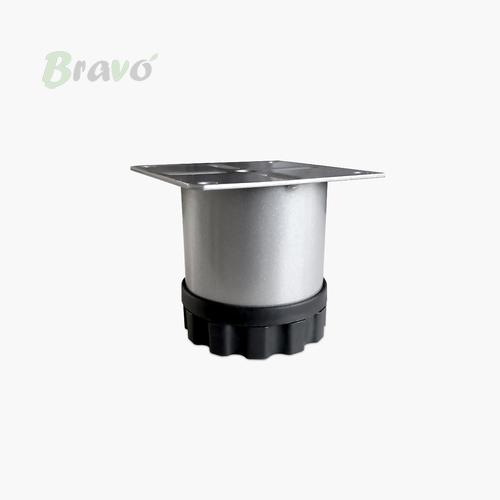 Ніжка меблева Bravo Barrel D51 матовий хром, 60 мм