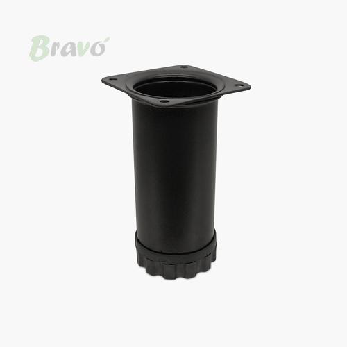 Ніжка меблева Bravo Barrel D51 чорна, 120 мм